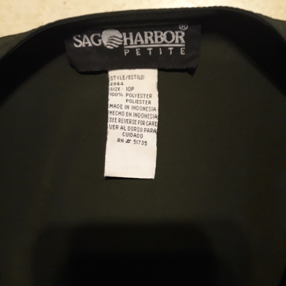 Sag harbor 2 piece pants suit A-43 - Picture 3 of 6